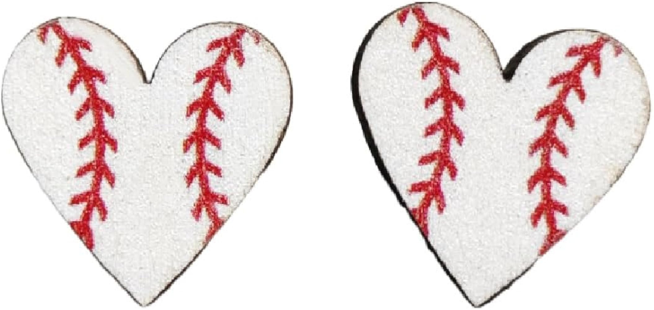 Leopard Pattern Wood MOM Baseball Rugby Waterdrop Dangle Drop Earring MAMA MOM Letter Sport Earri... | Amazon (US)