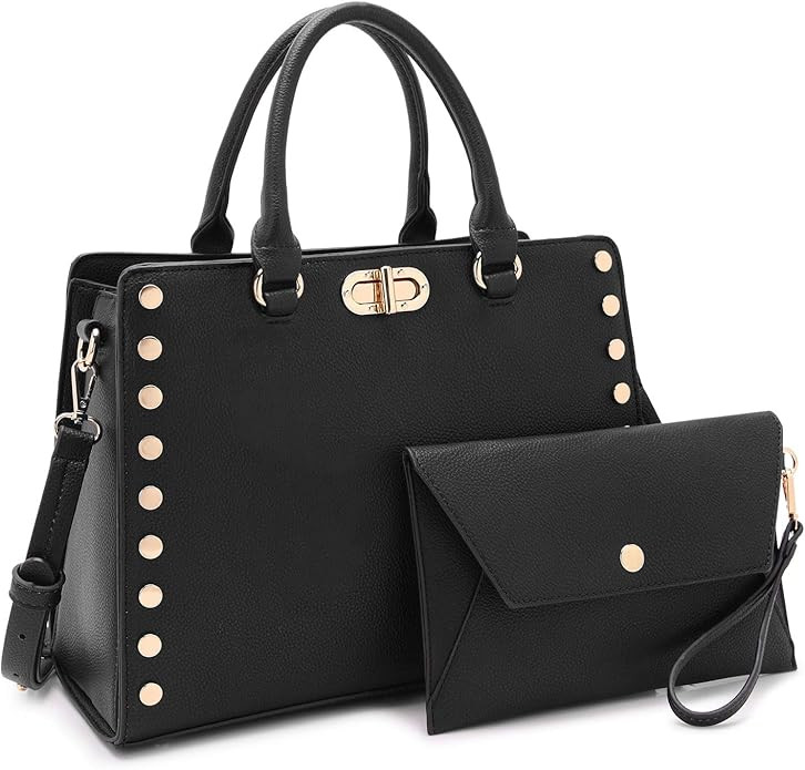 Dasein Purses and Handbags for Women Satchel Bags Top Handle Shoulder Bag Work Tote Bag With Matc... | Amazon (US)