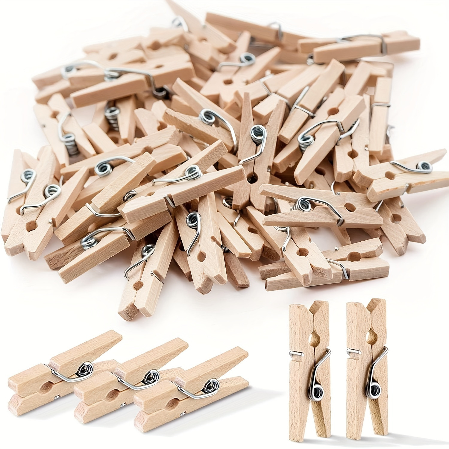 Mini Clothes Pins Photo Small Clothespins Natural Wooden - Temu | Temu Affiliate Program