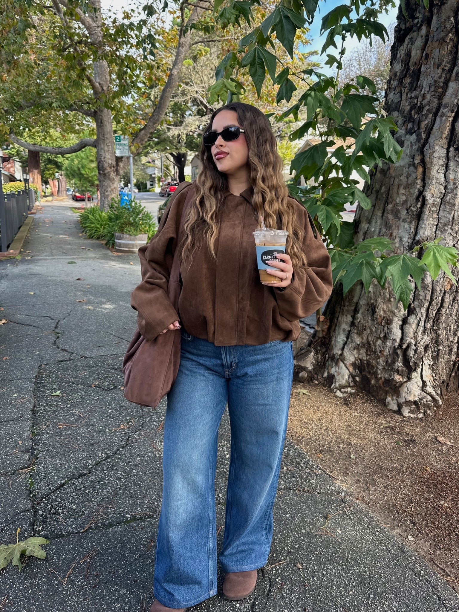 ootd in carmel 🤎 jacket is from Zara but couldn’t link it so I linked similar ones!!! #ootd #falloutfit #winteroutfit 