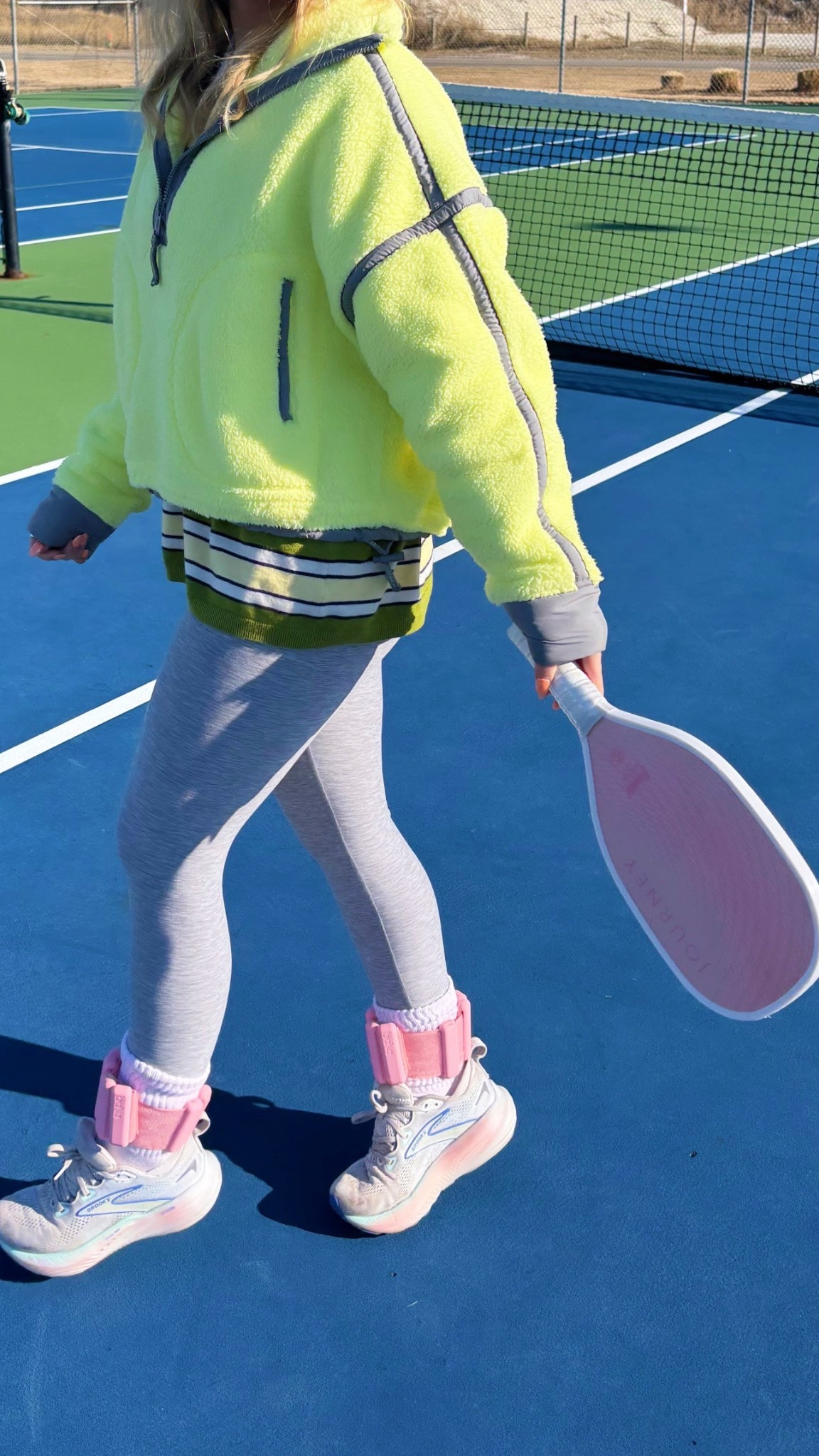 pickle ballin around today ✨💖🛼 wearing a small in everything! 

#LTKgrwm #LTKootd #LTKfitnessgoals