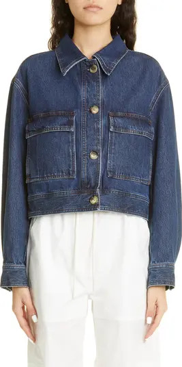 Crop Organic Cotton Denim Jacket | Nordstrom