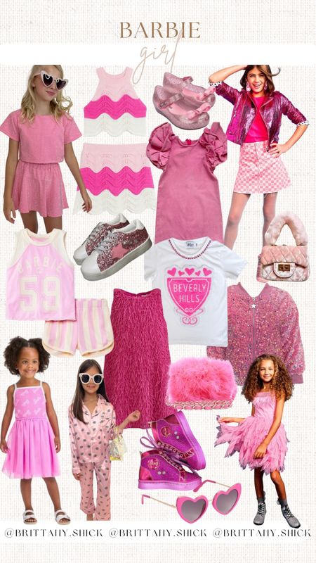 Toddler Girl Girls Barbie Pink Outfit Inspo Barbie Movie Pink Dress Sneakers Shoes Sunglasses Purse Accessories Birthday Party

#LTKkids #LTKsalealert #LTKshoecrush