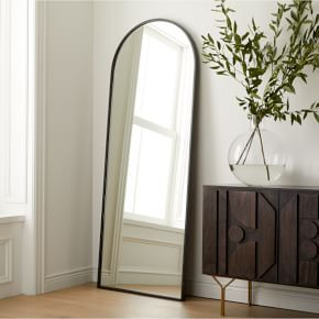 Metal Frame Arched Floor Mirror | West Elm (US)