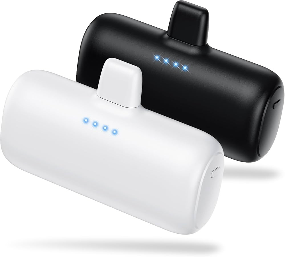 [2-Pack] Mini Portable Charger for iPhone,5200mAh Ultra Compact PD Fast Charging Power Bank,Plug-... | Amazon (US)