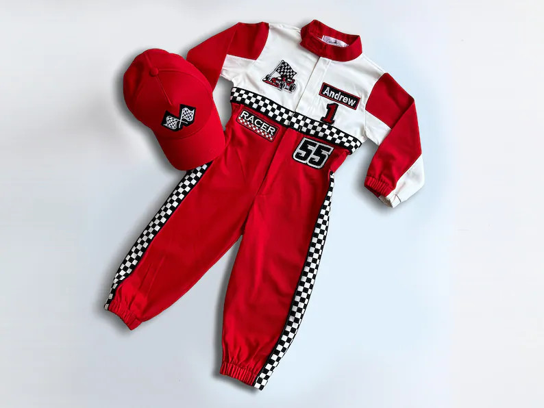 Fast One Birthday Suit - Race Car Birthday Toddler Costume - Kids Racing Jumpsuit - Baby Boy Gift... | Etsy (US)