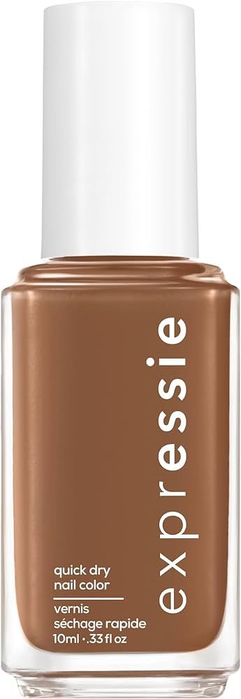 Essie expressie, Quick-Dry Nail Polish, 8-Free Vegan, Warm Brown, Cold Brew Crew, 0.33 fl oz | Amazon (US)