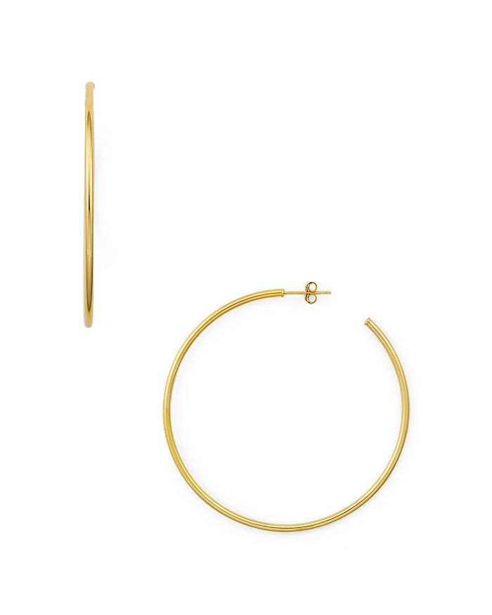AQUA Large Hoop Earrings in 18K Gold-Plated Sterling Silver or Sterling Silver - 100% Exclusive  ... | Bloomingdale's (US)