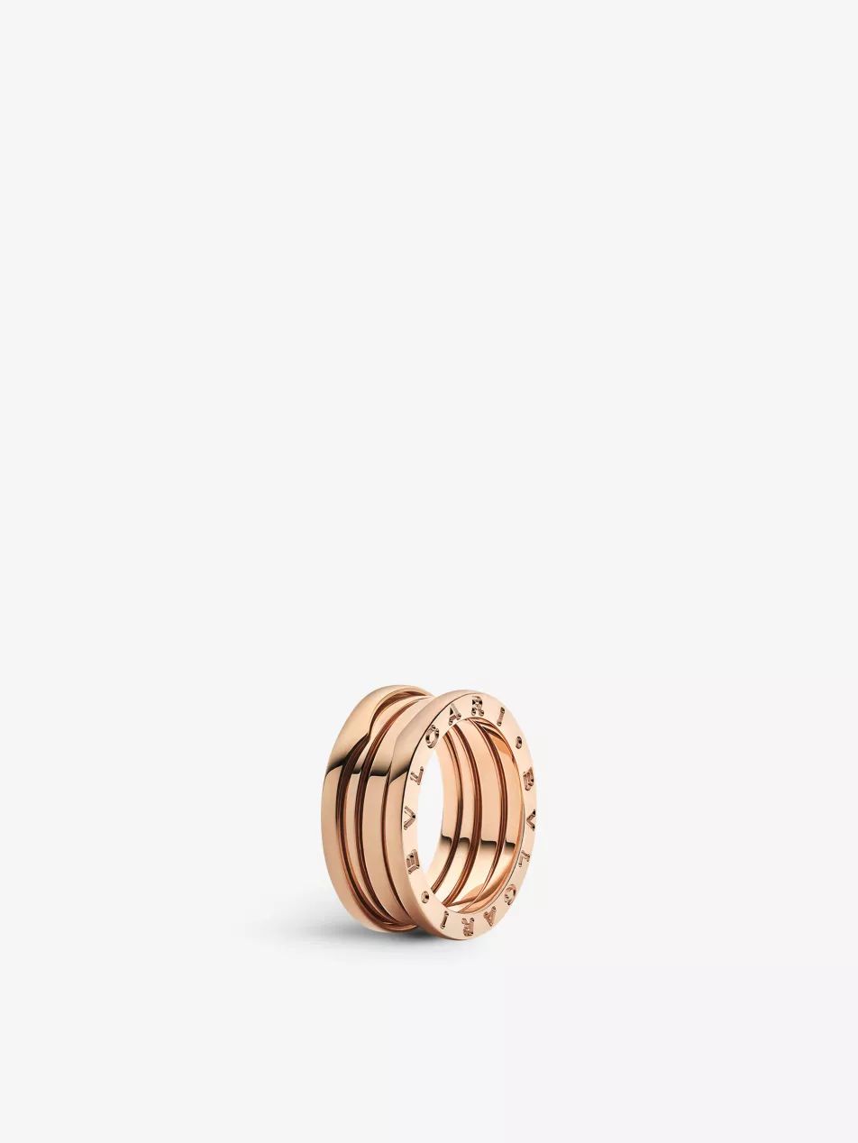 B.zero1 18ct rose gold ring | Selfridges