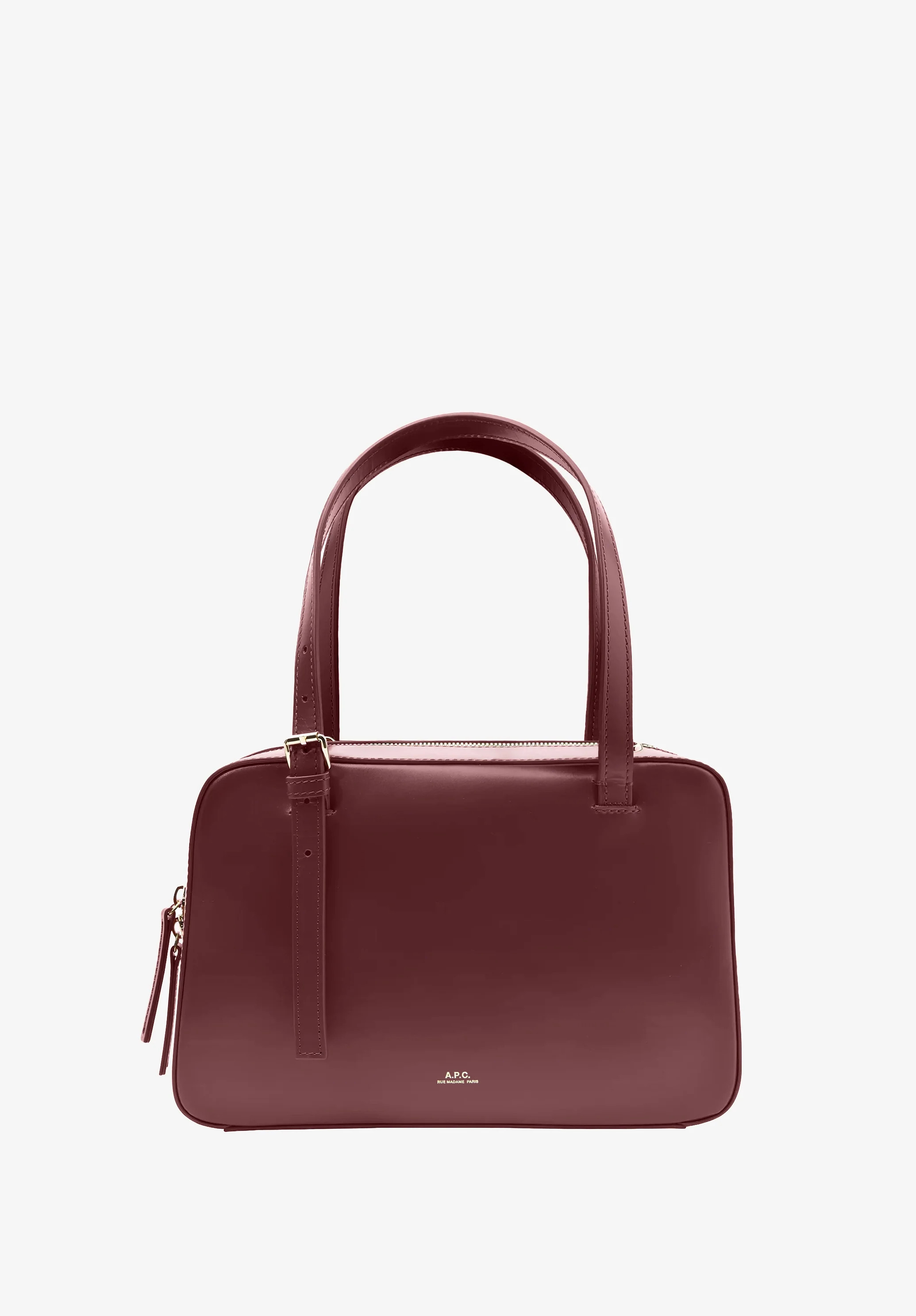 A. P.C. Virginie Box Bag One Size Burgundy | A.P.C. US
