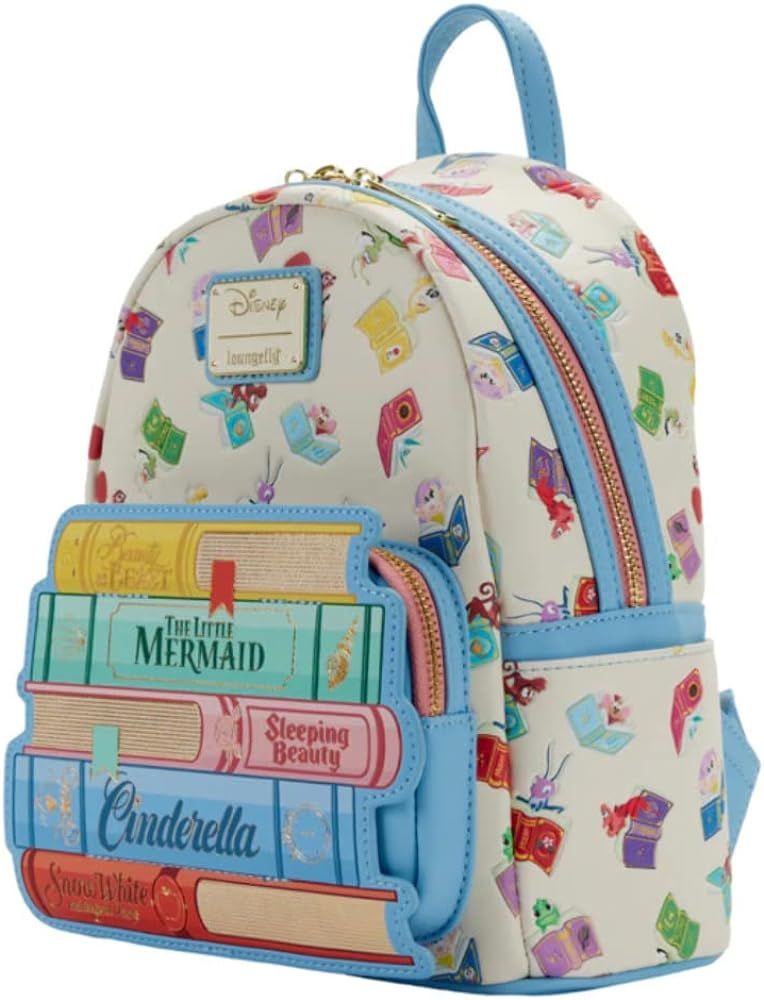 Disney Princess Books Classics Mini Backpack       
Material: Leather 

For Ages: Adult | Amazon (US)