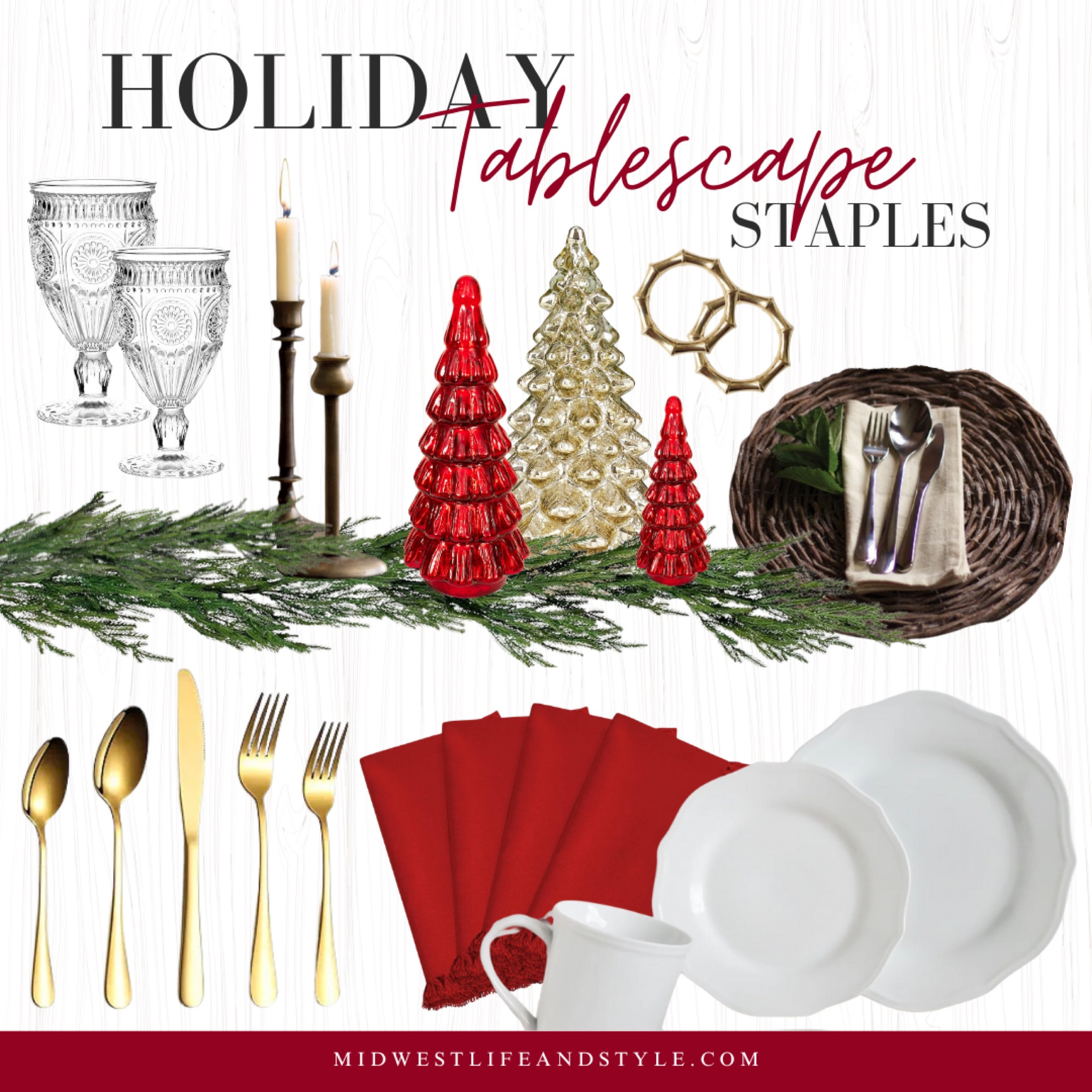 All my most loved Christmas decor and staple items for setting a beautiful holiday table. 

#LTKParties #LTKHoliday #LTKSeasonal