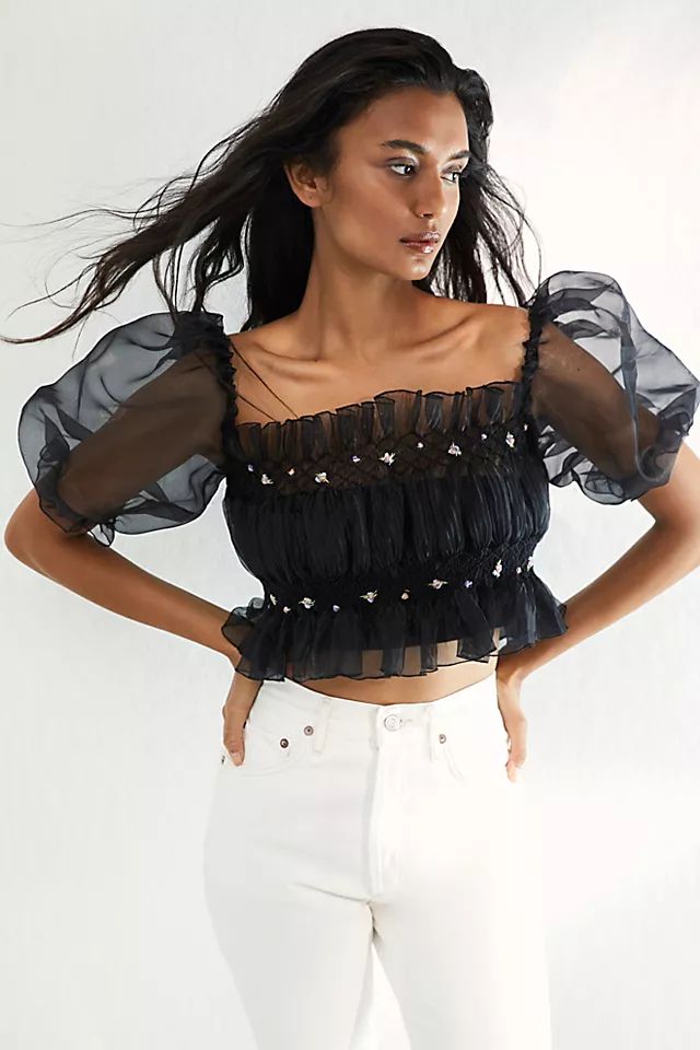 Pandora Crop Blouse | Free People (Global - UK&FR Excluded)