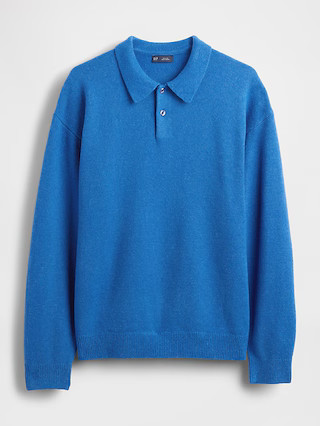 CashSoft Relaxed Polo Sweater | Gap (US)