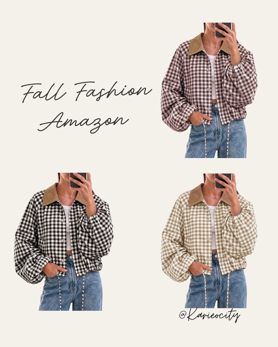 Amazon Fall Fashion 🍂

Fall Fashion// Fall Jackets// Gingham jackets// Amazon// Amazon fall finds// Amazon fall fashion

#LTKOver40 #LTKSeasonal