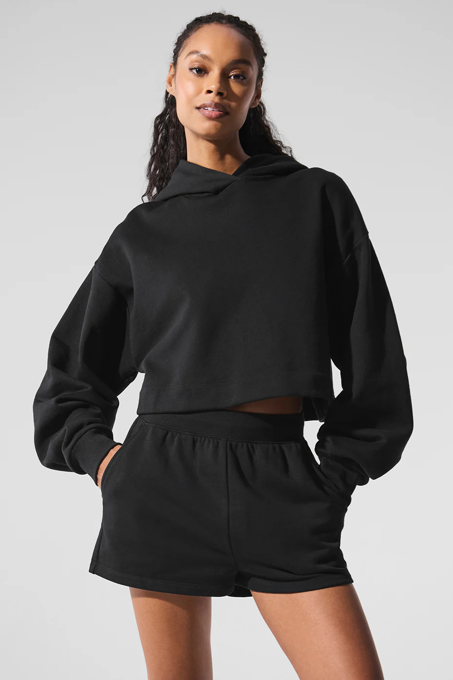 ALO | Bae Hoodie in Black, Size: XS | Alo Yoga (US)