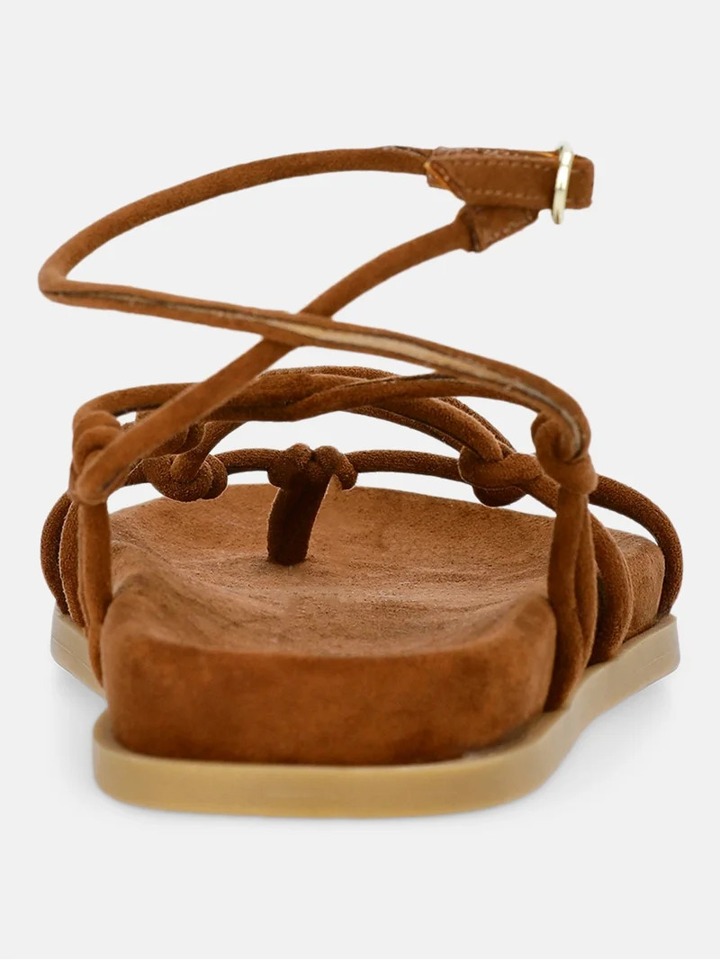 No Boundaries Women's Lace up Sandals | Walmart (US)