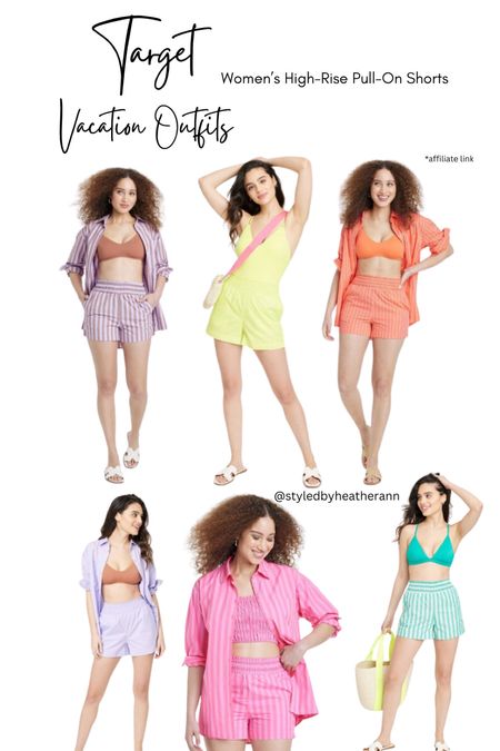 Target vacation outfits - Women's High-Rise Pull-On Shorts

#LTKSeasonal #LTKSpringSale #LTKstyletip