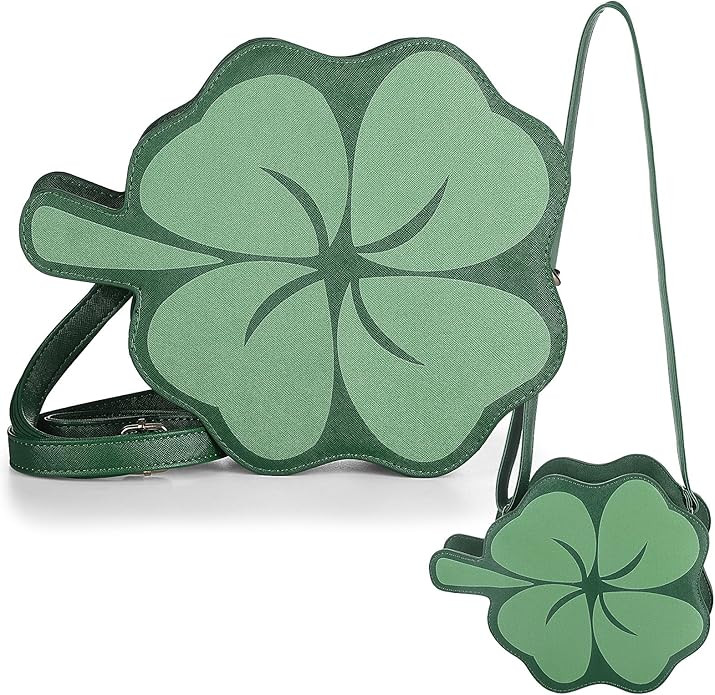 St. Patrick's Day Cross Body Bag Irish Festival Purse Shamrock Shoulder Bag Faux Leather Handbag ... | Amazon (US)
