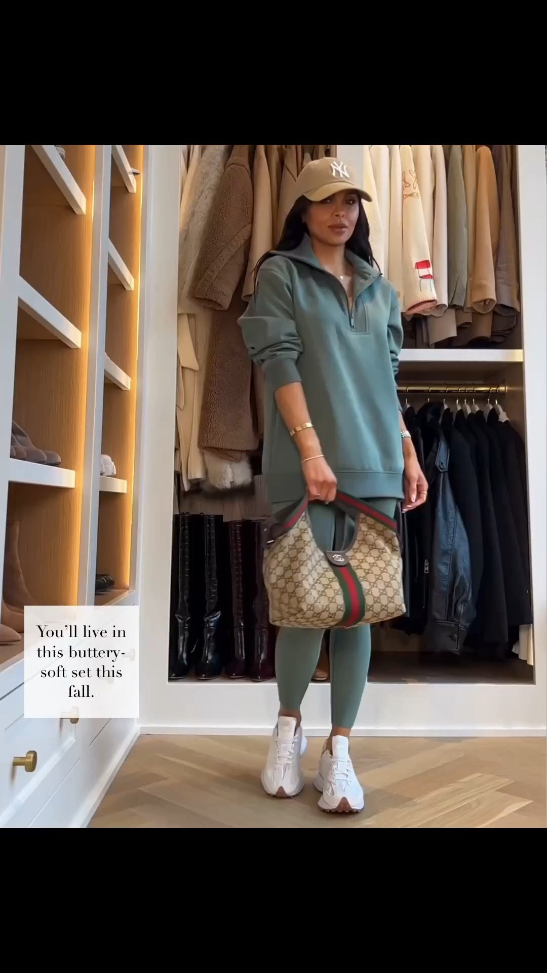 These target fall finds look designer
Target green lounge set / fall activewear 
School dropoff outfit