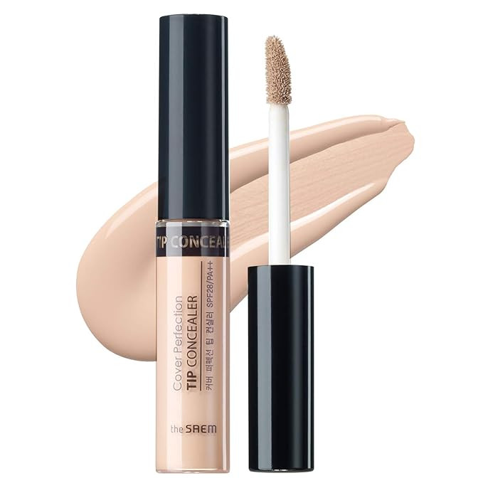 THE SAEM Cover Perfection Tip Concealer, Liquid Multi-Use Concealer, Full Coverage Makeup for Acn... | Amazon (US)