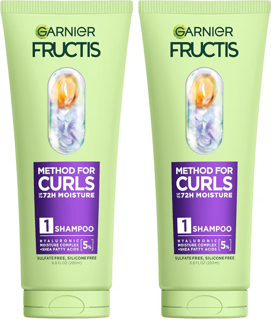 Garnier Fructis Method for Curls Moisture Filling Curly Hair Shampoo with up to 5% Hyaluronic Moi... | Amazon (US)