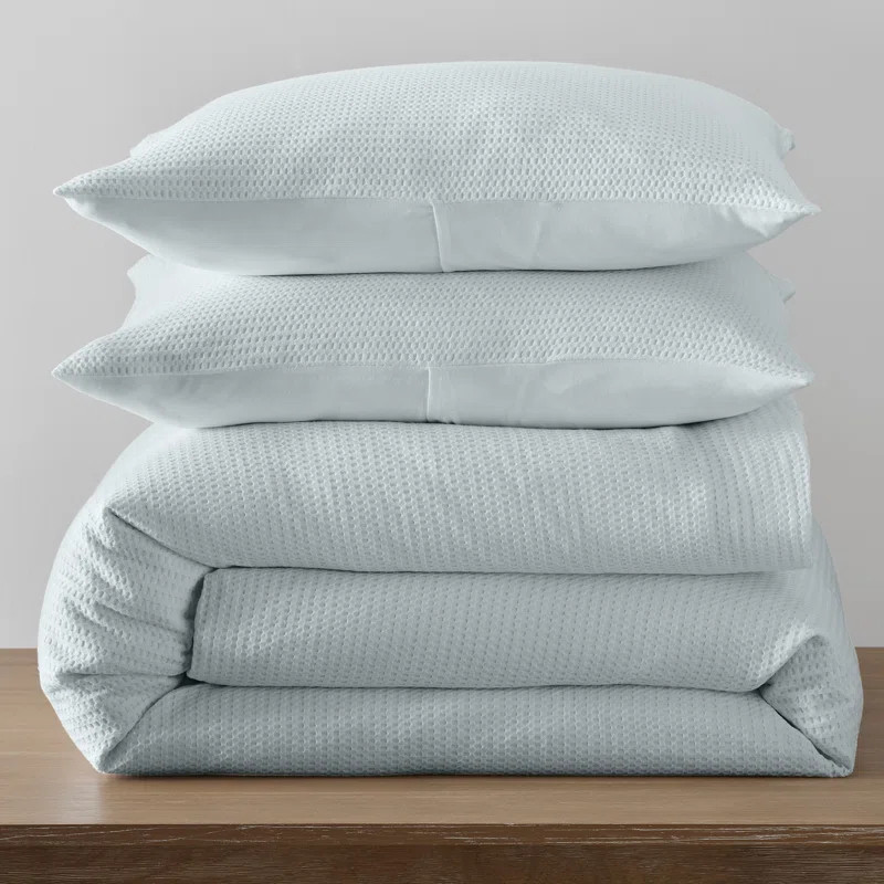 Felix Cotton Waffle Duvet Set | Wayfair North America