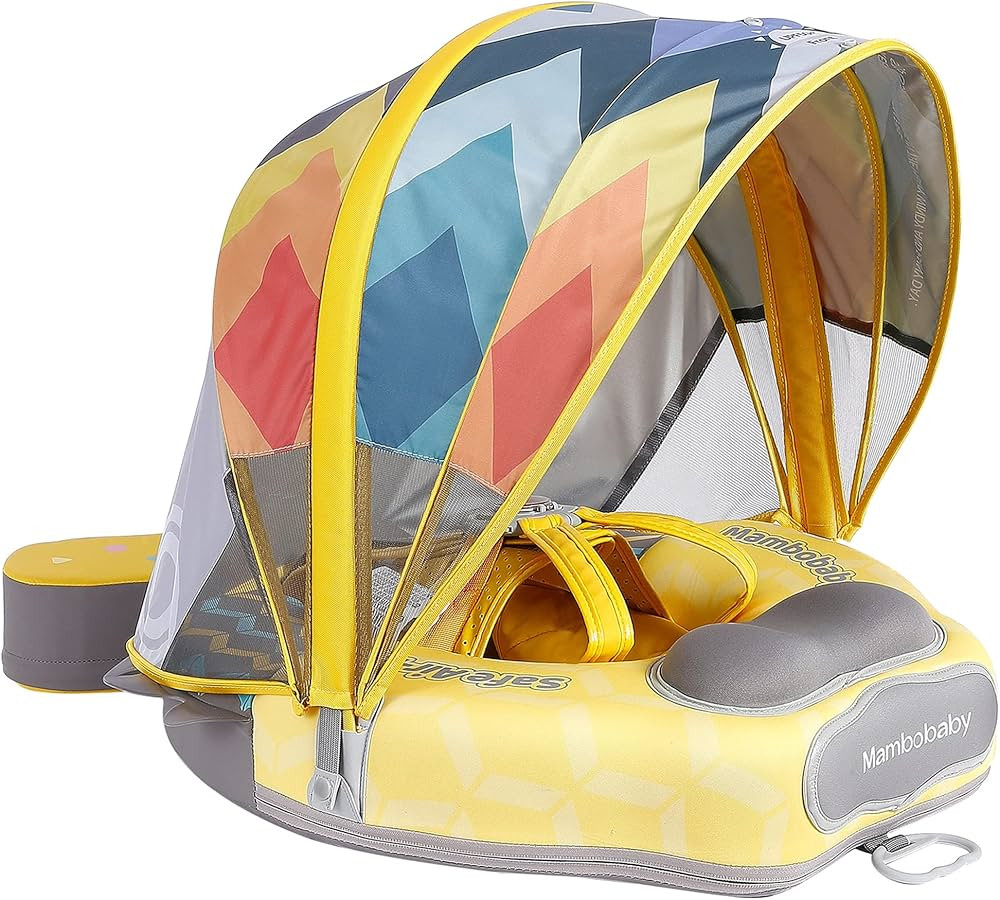 Mambobaby Float Upgrade Add Tail Baby Float with Canopy for Infant Waist Swimming Ring Swim Train... | Amazon (US)