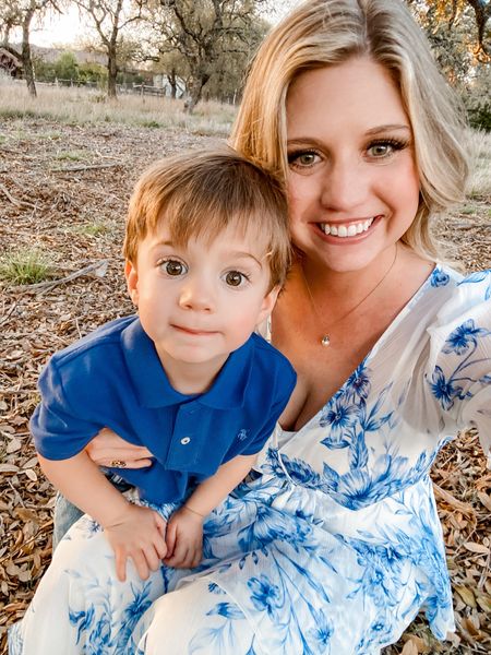 Mommy and me photo shoot dress and toddler boy outfit. Blue polo and Levi’s. Calvin Klein dress. Flowy dress. Easter dress. Family photo shoot outfit. Outdoor photo ready makeup and hair  

#LTKkids #LTKSeasonal #LTKfamily