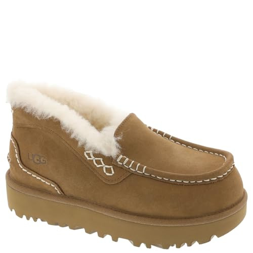 UGG Women's Ansley Parc Slipper, Chestnut, 11 | Amazon (US)