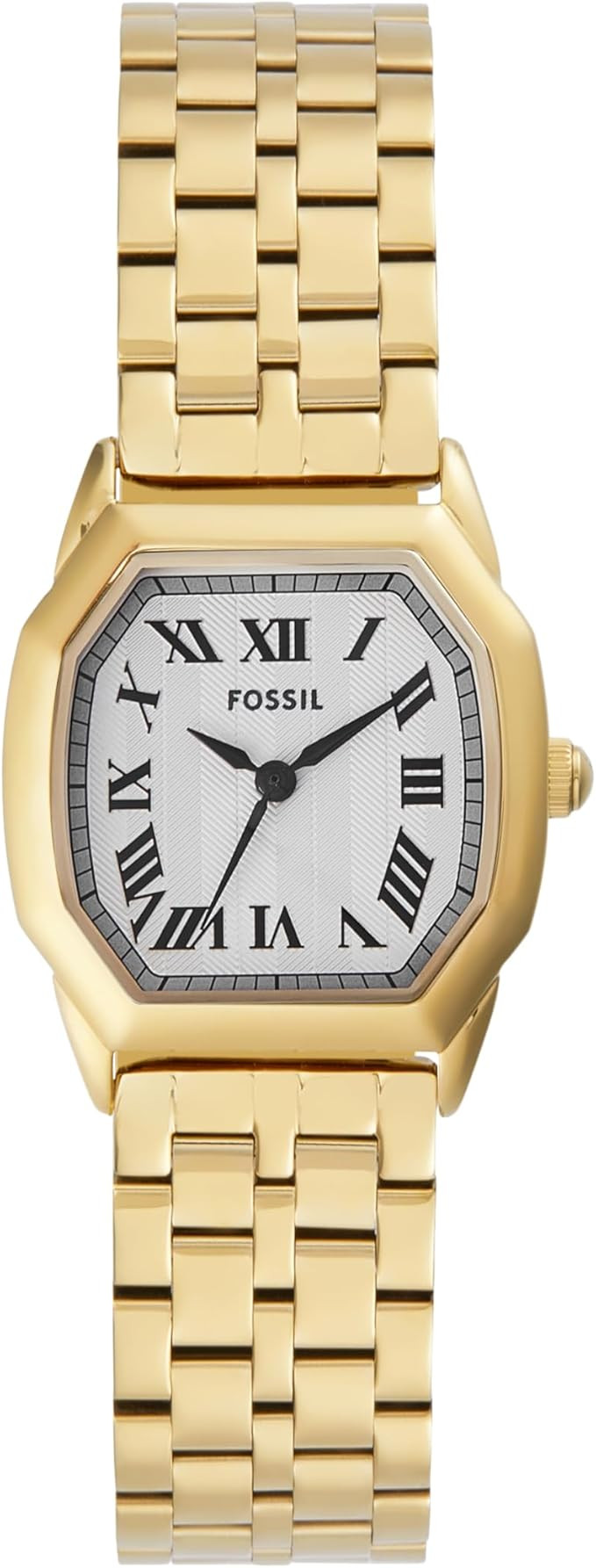 Fossil Women's Harlow Three-Hand Stainless Steel Bracelet Watch | Amazon (US)