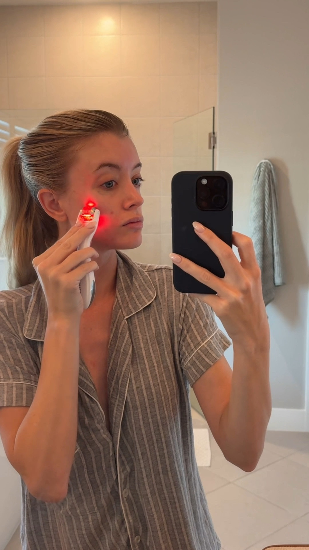 skincare 
beauty 
red light therapy 
microneedling 

#LTKmorningroutine #LTKselfcare #LTKBeauty