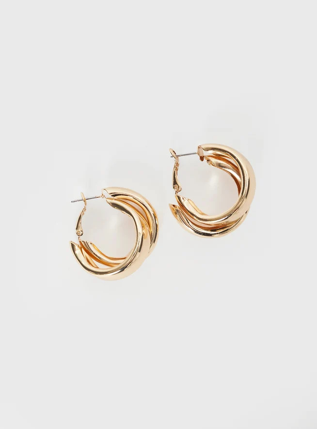 Zaveri Earrings Gold | Princess Polly US