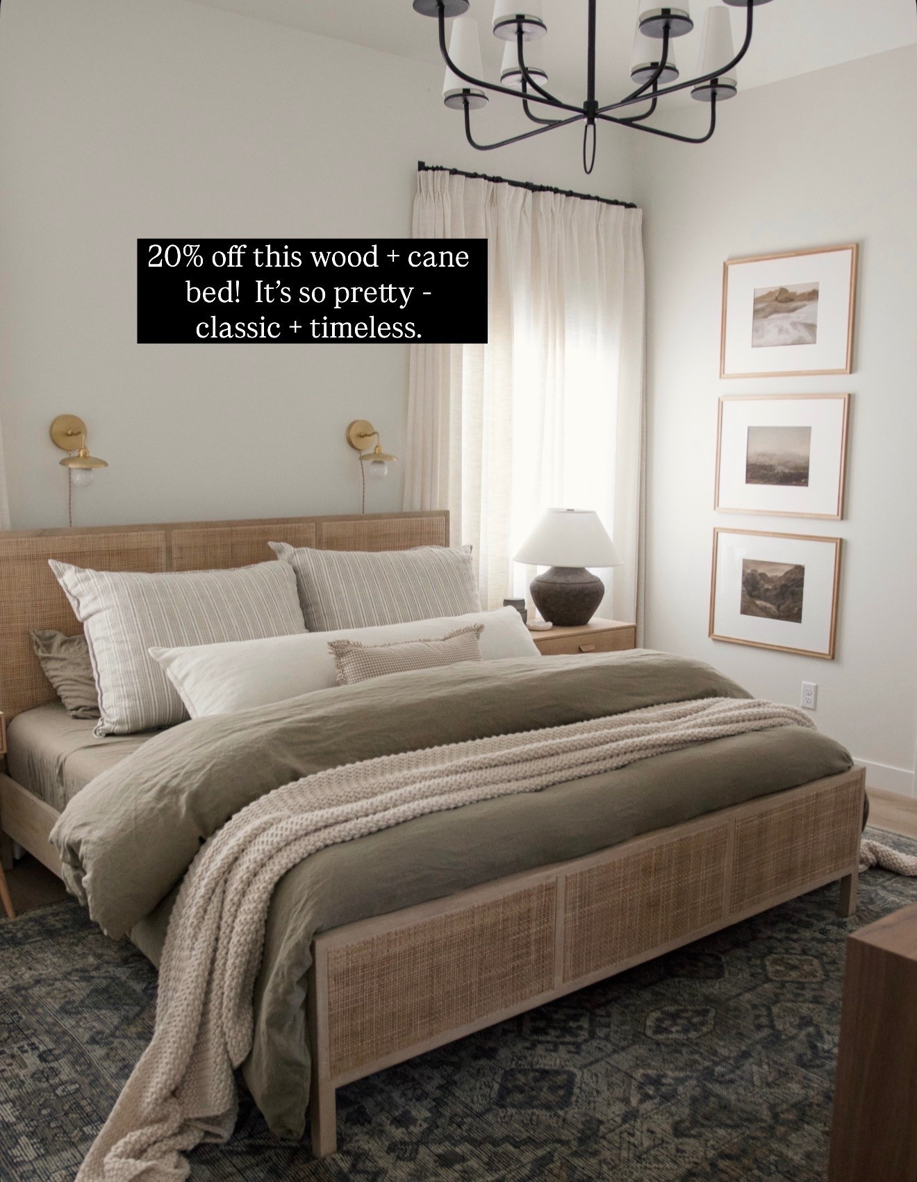 This bed from our previous home is on sale! It’s a classic natural wood with cane details. Amazing quality and it’s beautiful! Available in multiple sizes and colors. It is spendy, but worth it if you can grab it on sale!

#LTKHome #LTKSaleAlert