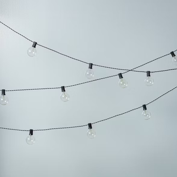 11' Clear Bulb Indoor/Outdoor String Lights - Hearth & Hand™ with Magnolia | Target