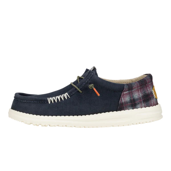 Wally Funk Waffle - Red Plaid | HEYDUDE