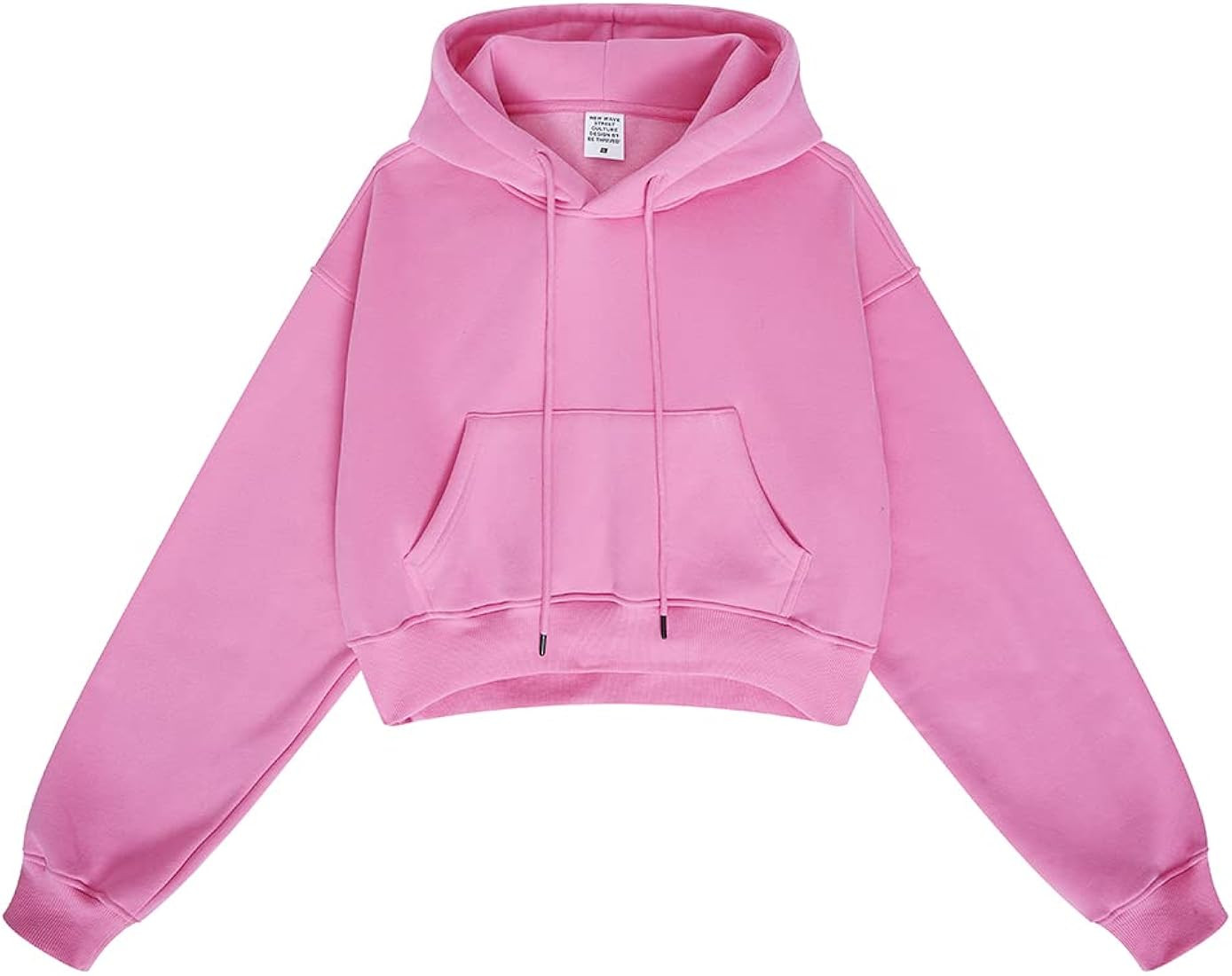 Women's Cropped Hoodie Heavyweight Pullover Sweatshirt Long Sleeve Women's Casual Hoodies Cropped... | Amazon (US)