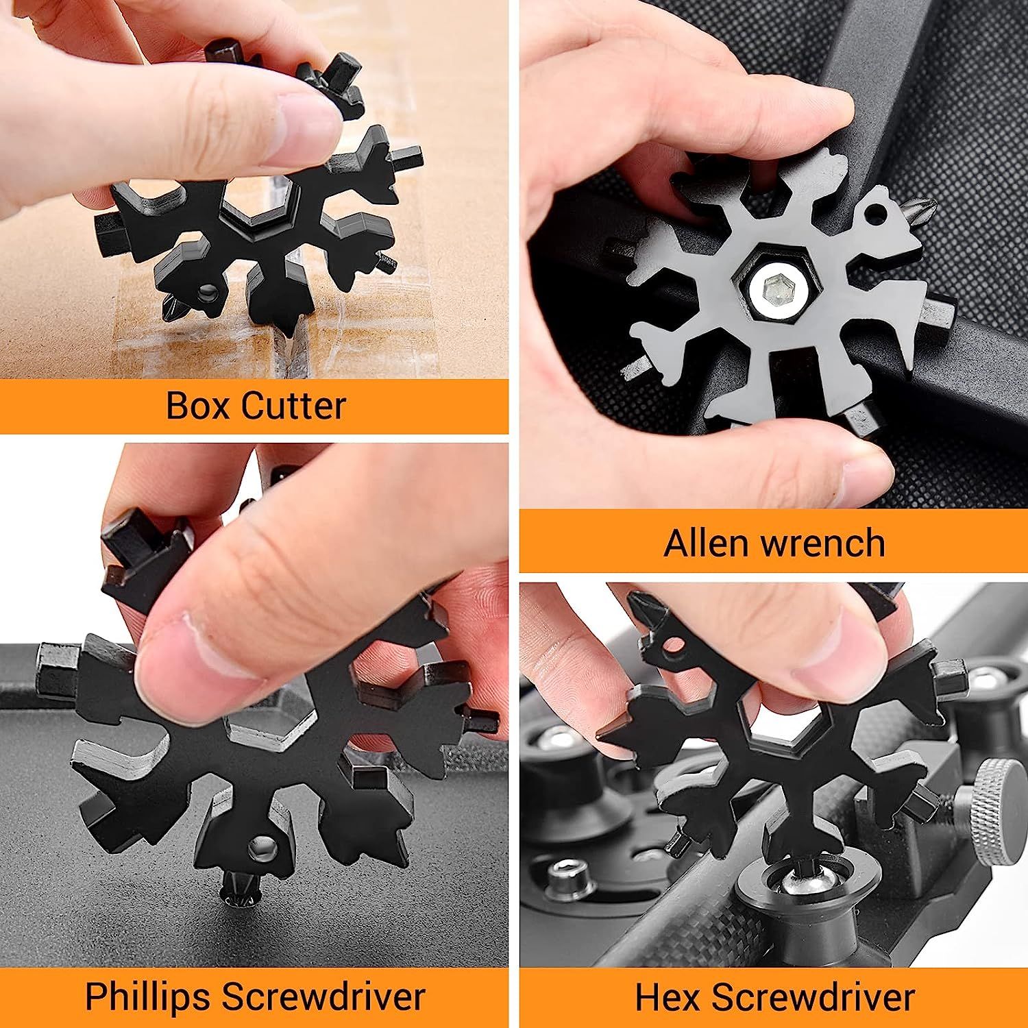 Stocking Stuffers for Men, 18 in 1 Snowflake Multitool Gifts for Men, Christmas Gifts for Men, Co... | Amazon (US)