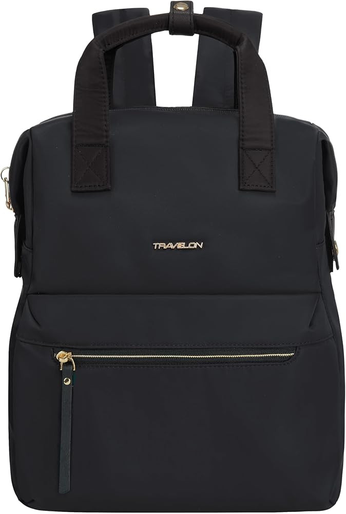 Travelon Addison Anti-Theft Large Backpack, Black, One Size | Amazon (US)