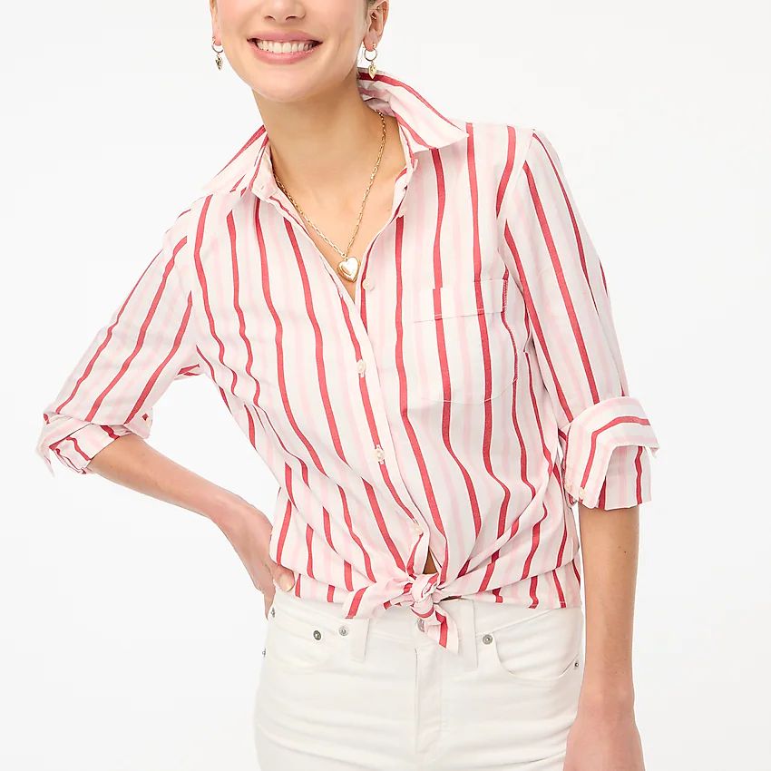 Lightweight cotton shirt in signature fit | J.Crew Factory