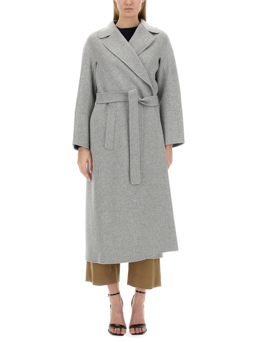 'S Max Mara Belted Long-Sleeved Coat | Cettire Global
