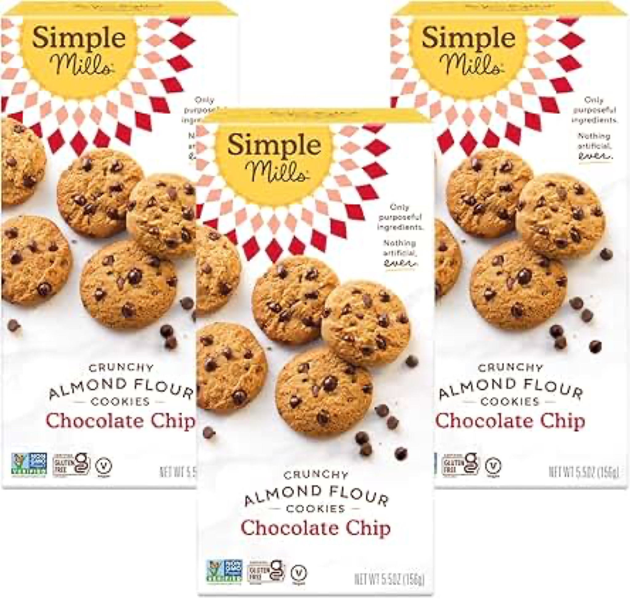 Chocolate Chip Cookies non gmo clean ingredients 