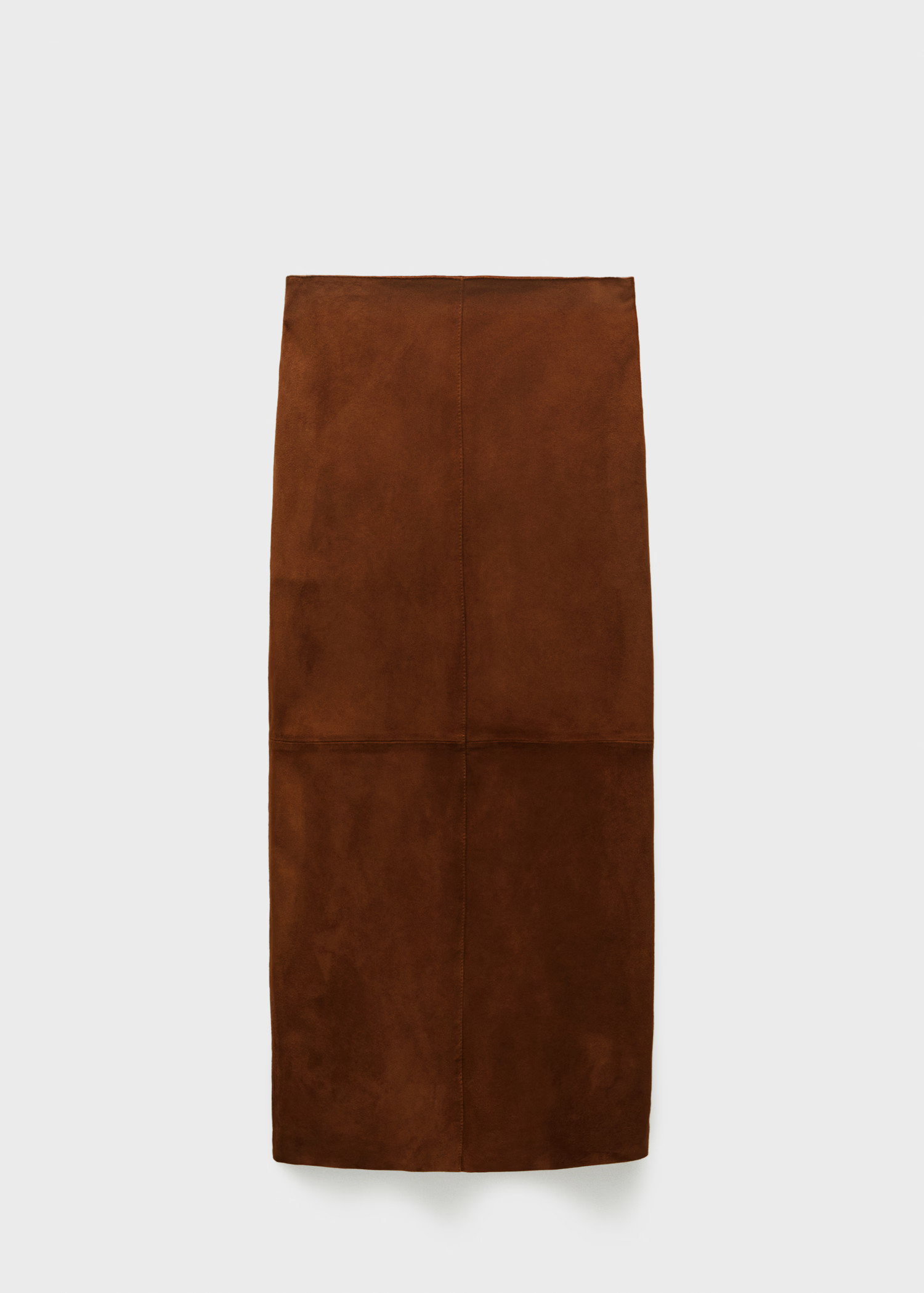 Suede skirt with opening - Women | MANGO United Kingdom | MANGO (UK)