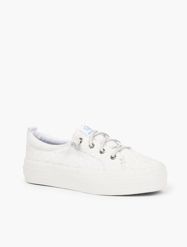 Sperry® Seacycled Crest Vibe Platform Sneakers | Talbots