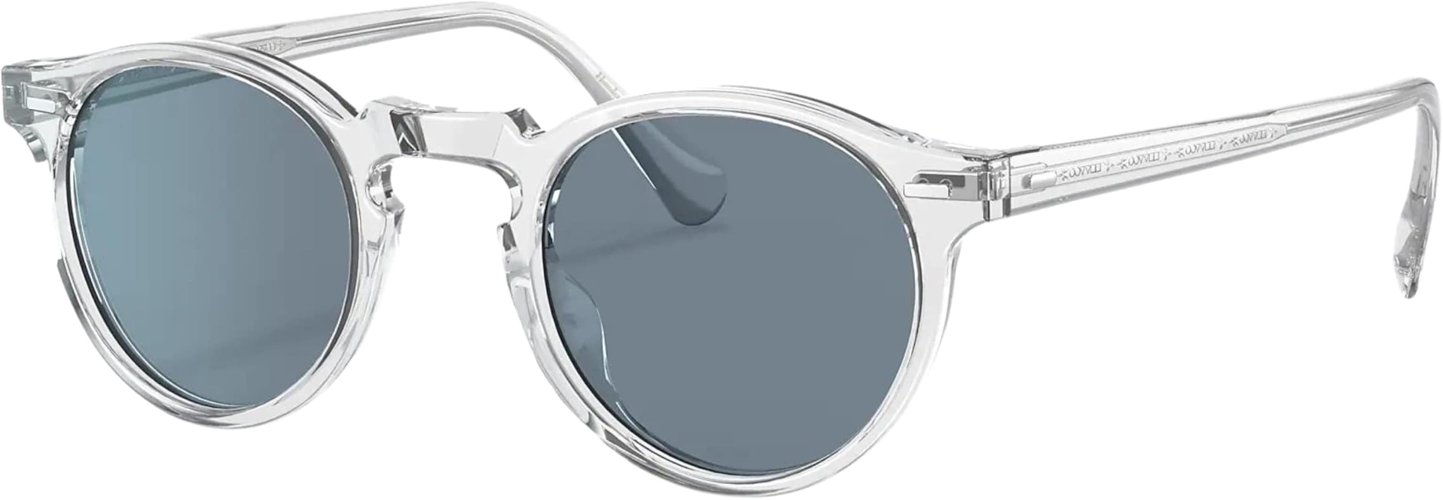 Oliver Peoples New OV 5217 S Gregory Peck Sun 1101R8 Crystal/Crystal Indigo Sunglasses | Amazon (US)