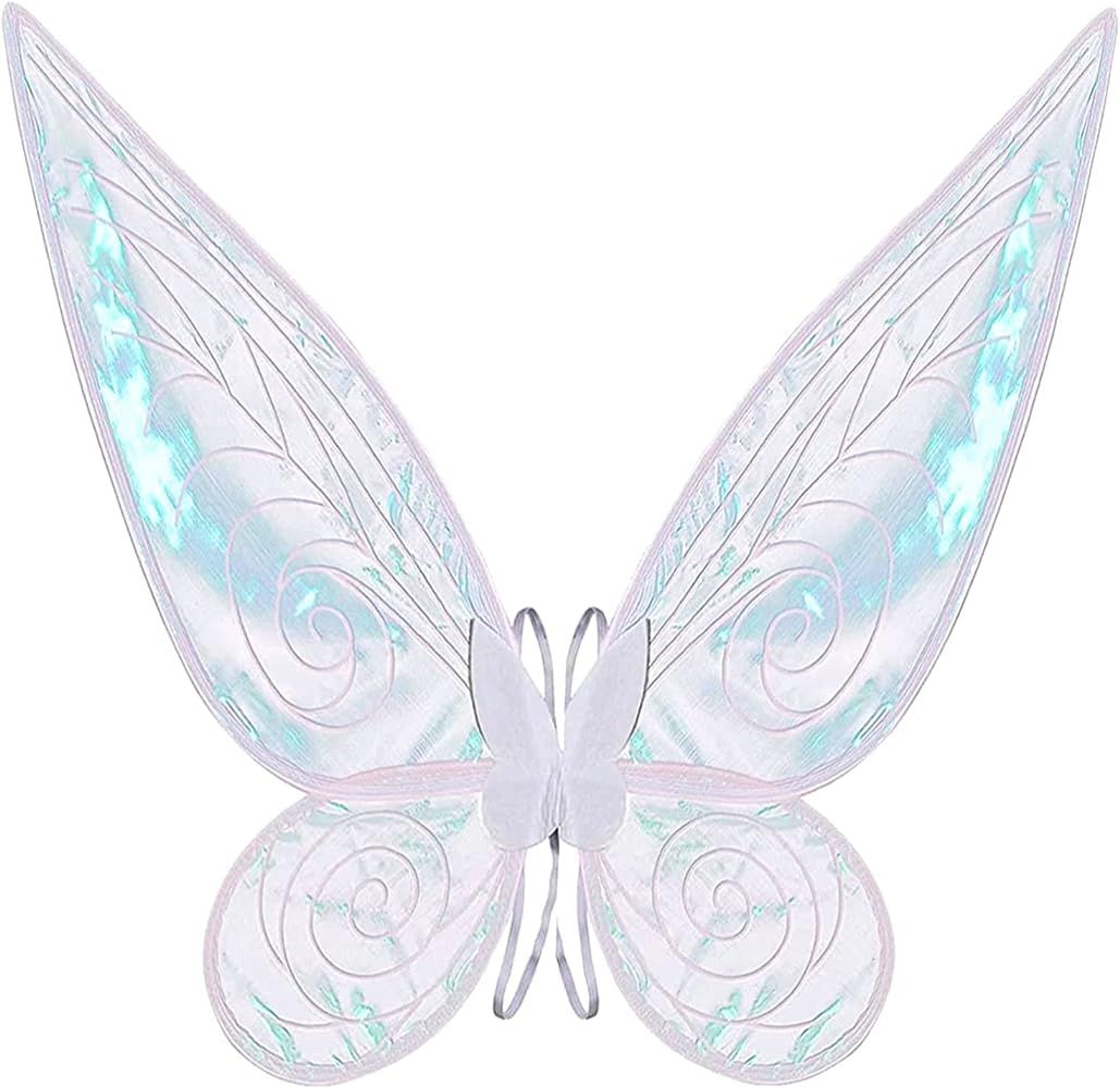 Butterfly Fairy Wings Sparkling Sheer Angel Wings, Dress Up Halloween Cosplay Costume Accessories... | Amazon (CA)