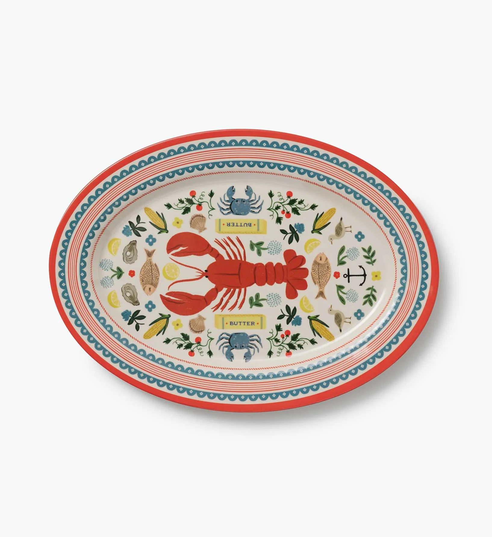 Melamine Serving Platter - Seaside | Rifle Paper Co.