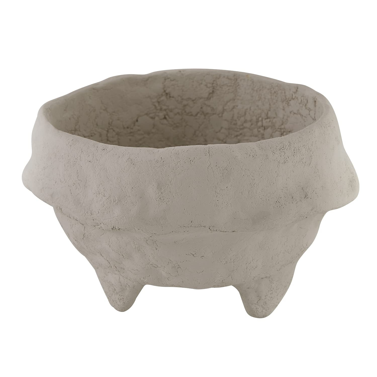 Santa Barbara Design Studio Pure Design Paper Mache Footed Decorative Bowl, Small, Grey | Amazon (US)
