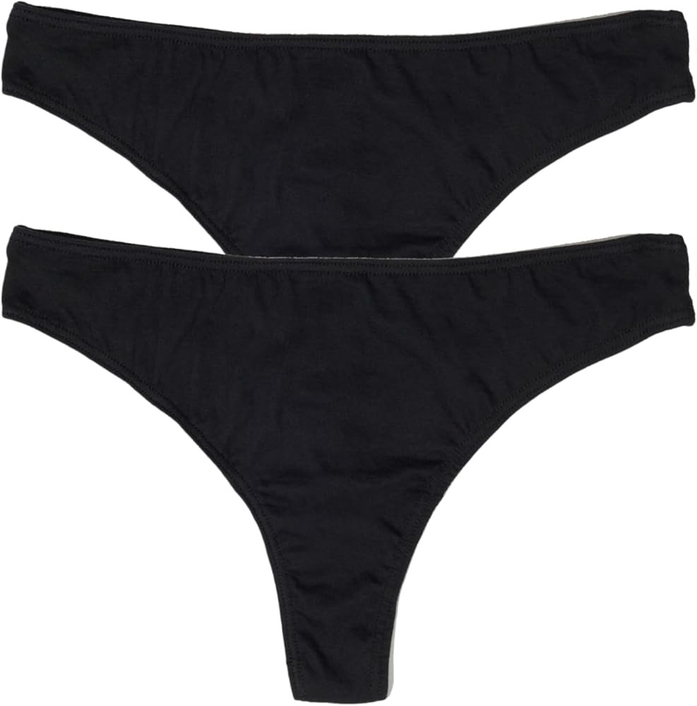 100% Organic Cotton Thong - Soft, Fair-trade, Breathable Pima Cotton Underwear, Designed for Ever... | Amazon (US)