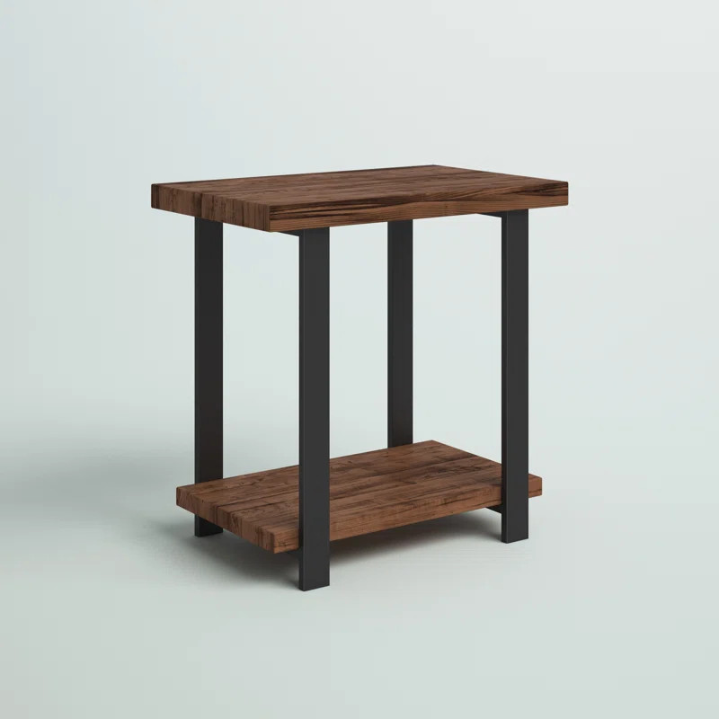 Alezzi 27'' Tall Solid Wood End Table | Wayfair North America